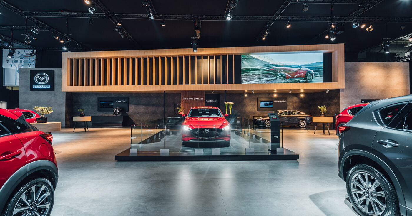 Interieur-standenbouw-Autosalon-2019-Brussel-Mazda-1