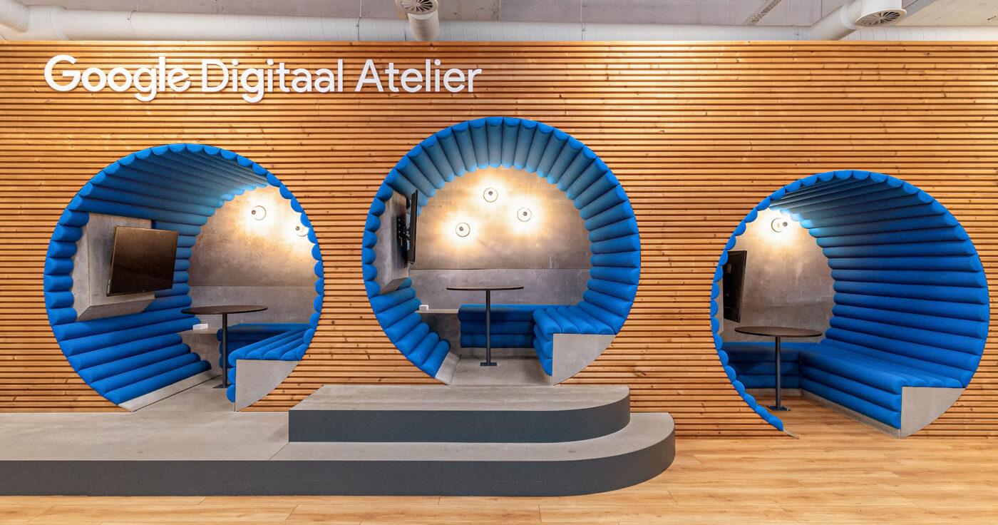 kantoorinrichting Brussel - Inrichting kantoorruimte - interieurarchitect - Google Digital Atelier Belgium